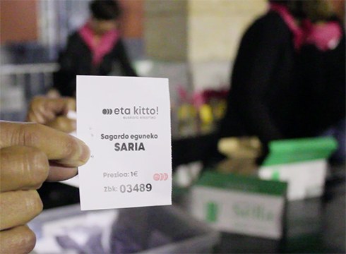 03489 izan da zenbaki sariduna Sagardo Eguneko zozketan