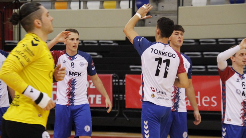 1. Nazional Mailako Mek Eibar Eskubaloiak partidua du gaur Ipuruan