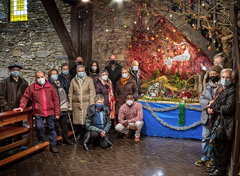 Azitaingo elizan ipini duten jaiotza ikustera gonbidatu nahi dituzte eibartar guztiak