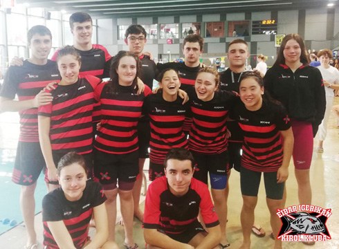 11 podium guztira Eibar Igerixanekoentzat Gipuzkoako Kluben arteko Kopan