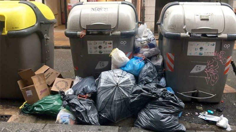 115.600 kg hondakin jaso dira edukiontzietatik kanpo lehen seihilekoan