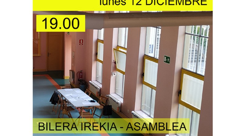 Gaur bilera irekia egingo dute Ipuruako Merkatu Plazan