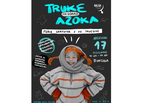 Zapaturako "truke eta doako azoka" antolatu du Nalua Eibarko talde feministak