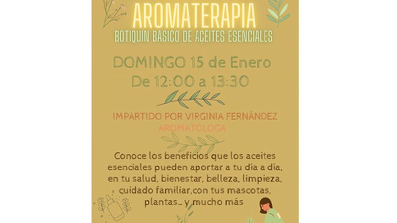 Aromaterapia tailerra, domeka honetan Ipuruako Merkatu Plazan