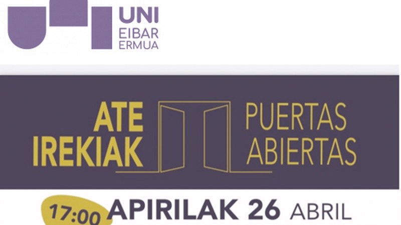 UNI Eibar-Ermuan bihar egingo da ate irekien saioa, ikastetxearen eskaintza ezagutzera emateko