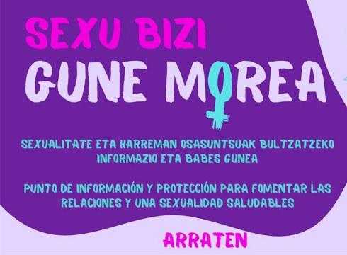 "Sexu Bizi Gune Morea" zerbitzua jarriko dute Arrateko jaietan