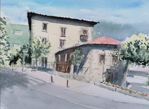 Akuarelan hastapen tailerra eskainiko du Santi Entrenak Ipurua Merkatu Plazan urriaren 21ean