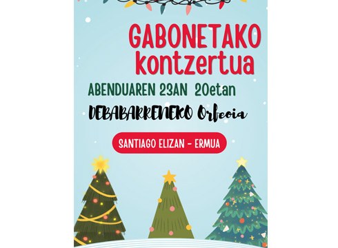 Debabarreneko Orfeoiak kontzertua eskainiko du bihar Ermuko parrokian