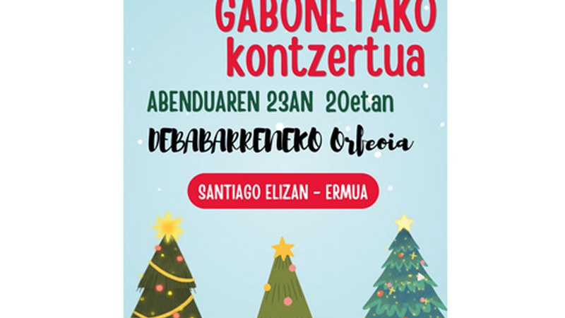 Debabarreneko Orfeoiak kontzertua eskainiko du bihar Ermuko parrokian