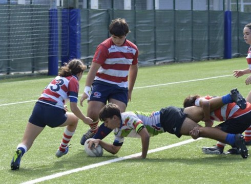 16 urtetik azpiko Eibar Rugbyko taldeak 64-10 irabazi zion Gaztedi B-ri
