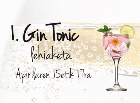 20 taberna Gin Tonic lehiaketan