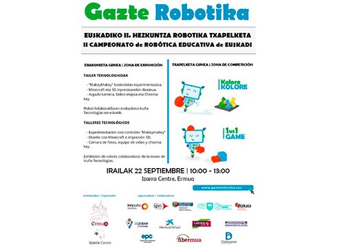 28 eibartar Gazte Robotika txapelketan