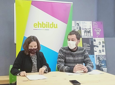 3,5 milioi euroko balioa duten 30 emendakin aurkeztu dizkio EH Bilduk aurrekontu zirriborroari