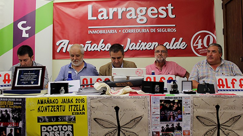 40 urte beteko dituzten Amañako jaietako egitaraua aurkeztu dute gaur eguerdian