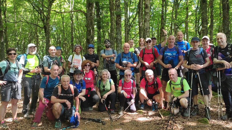41 mendizale izan ziren Adiko maldak igotzen aurreko zapatuko irteeran