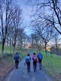 42 lagunek egin zuten Hartzaren Urratsak zeharkaldiaren bigarren etapa 42 lagunek egin zuten Hartzaren Urratsak zeharkaldiaren bigarren etapa