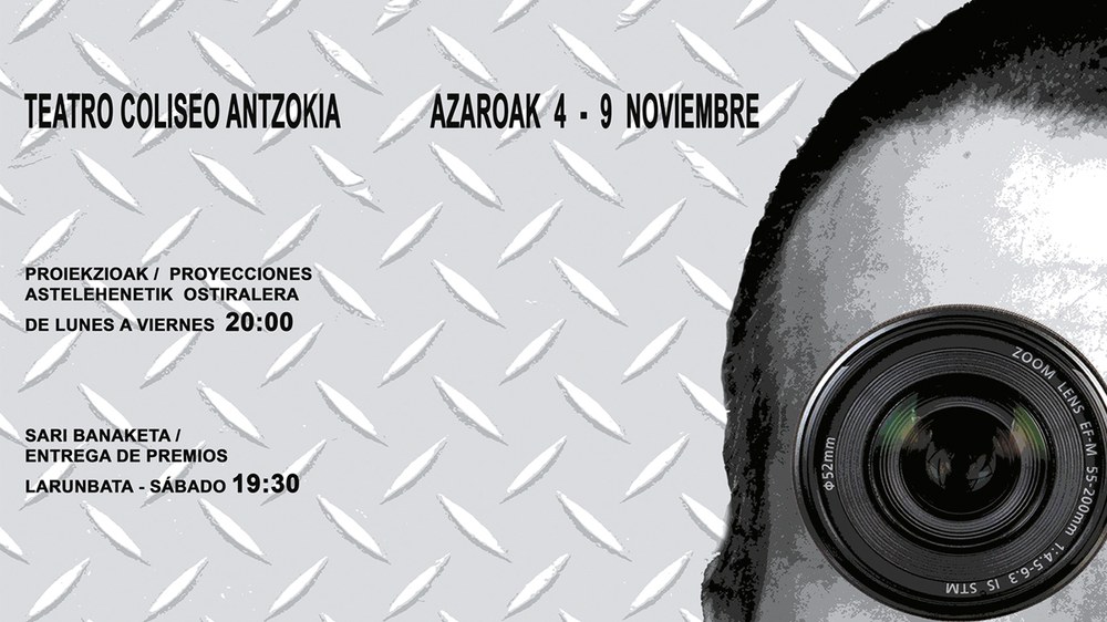52 film labur ikusi ahal izango dira azaroaren 4etik 8ra egingo den Asier Errasti Film Laburren Jaialdian