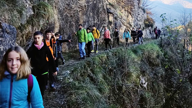 56 laguneko taldea izan zen Deporreko Haurren Mendi Irteeren bigarren txangoan