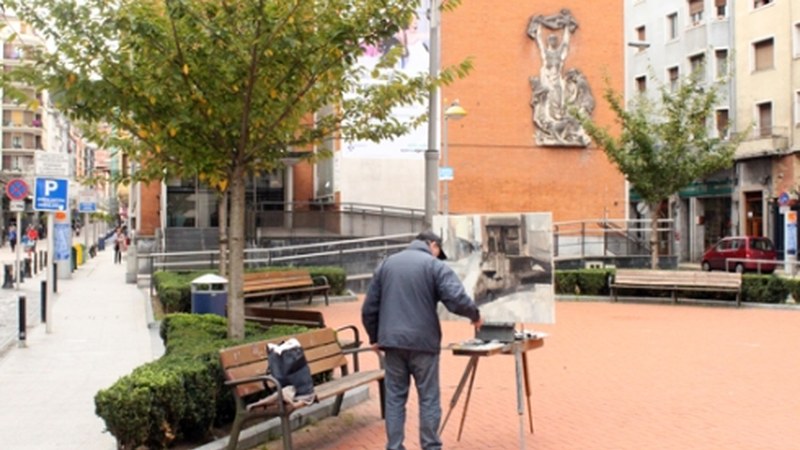 62 artista aire zabaleko pintura lehiaketan