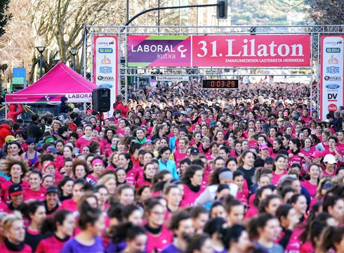 94 eibartar igandean Donostian jokatutako 31. Lilatoian (barruan sailkapenak)