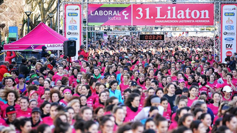 94 eibartar igandean Donostian jokatutako 31. Lilatoian (barruan sailkapenak)