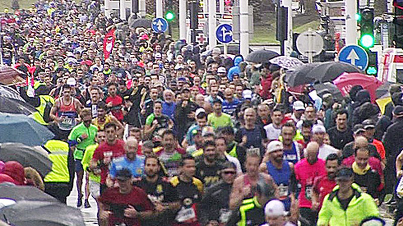 96 eibartarrek hartu zuten parte Behobia-Donostiaren 56. edizioan