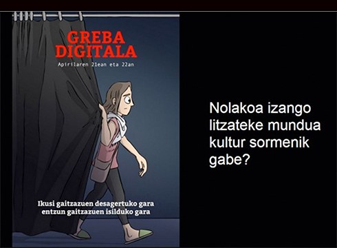 Euskal kulturgintzatik deitu den greba digitalarekin bat egin du etakitto.eus-ek