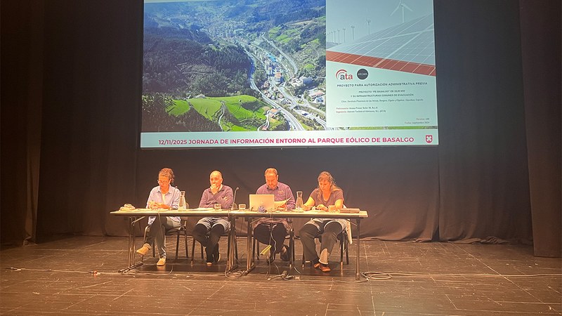 Abenduaren 22ra arte egongo da zabalik Basalgo parke eolikoari alegazioak aurkezteko epea