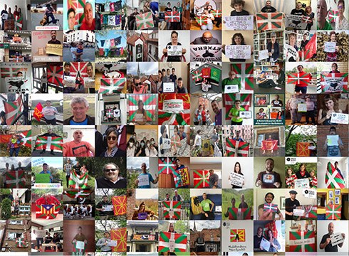 Aberri Eguna etxeko balkoi eta leihoetan ospatzeko deia egin dute biharko