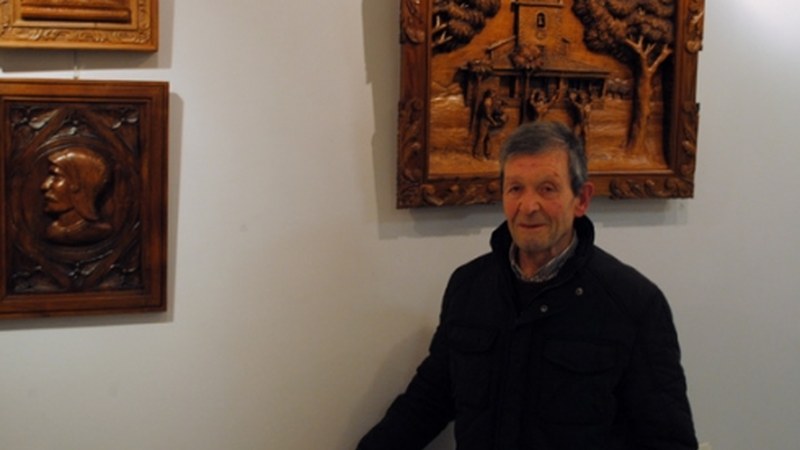 Abundio Maestro, artista: "Aroztegian beharra amaitu eta taillak egiten hasten nintzen"