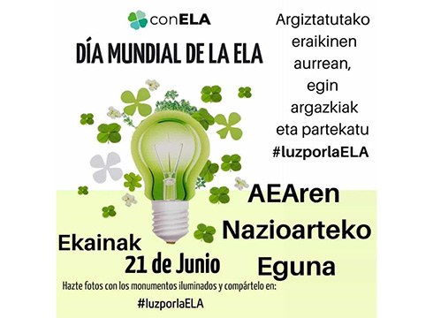 AEAren Nazioarteko Eguna dela eta, gaur 21:00etan Eibarko Bizikleta Plazan argazkia egitera joateko gonbidapen zabala