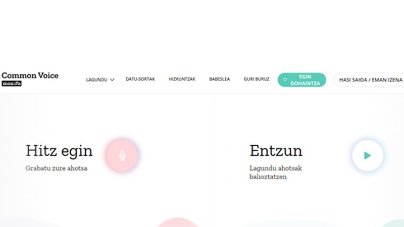 Ahotsen datu-basea osatzeko euskaldunon ahotsak behar dira, adimen artifizialak euskaraz egin dezan