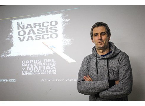 Ahoztar Zelaieta, kazetaria eta kriminologoa: “Euskal Herria toki estrategikoa da narkotrafikoarentzat”