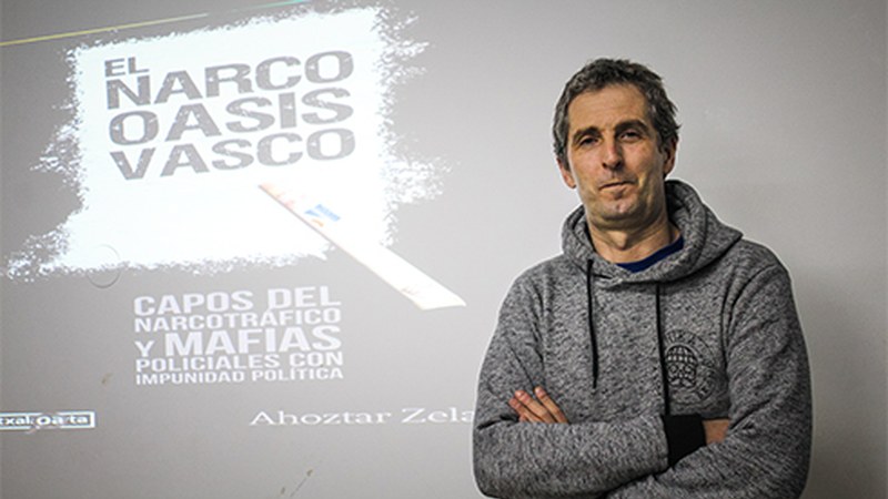 Ahoztar Zelaieta, kazetaria eta kriminologoa: “Euskal Herria toki estrategikoa da narkotrafikoarentzat”