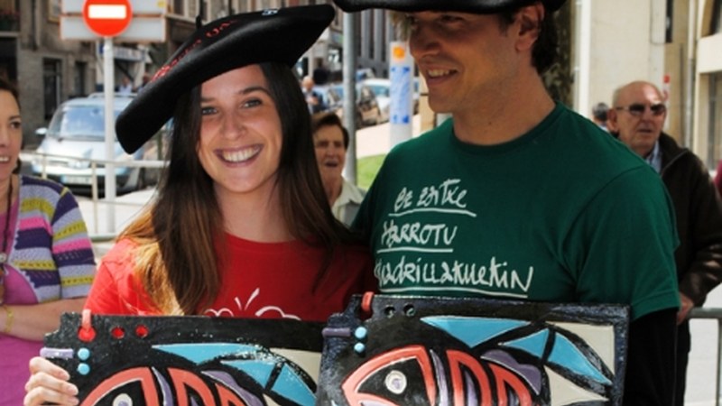 Aiert Ibarbia eta Esther Bilbatua, marmitako lehiaketako irabazle