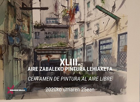 Aire Zabaleko Pintura Lehiaketa egingo da domeka goizean