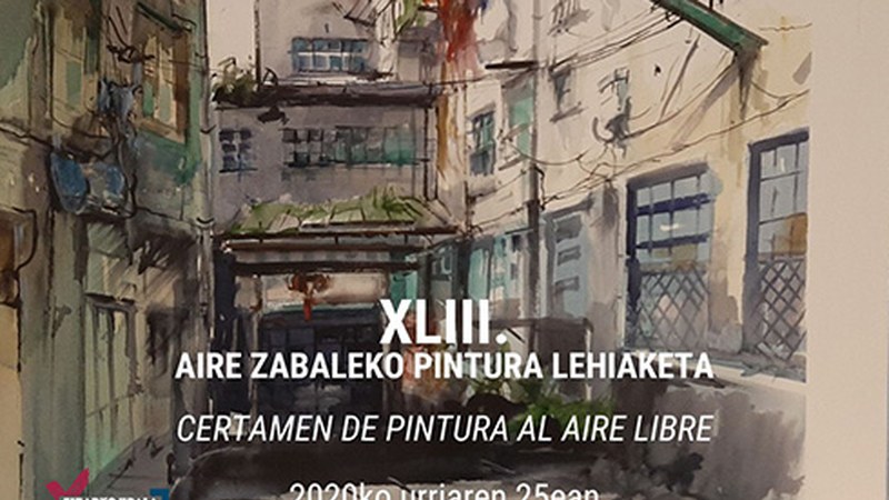 Aire Zabaleko Pintura Lehiaketa egingo da domeka goizean