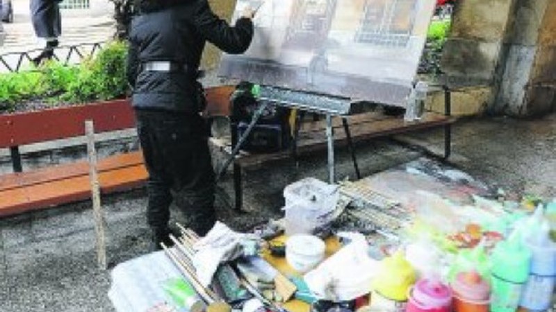 Aire zabaleko pintura lehiaketa egingo da domekan