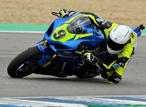 Aitor Montero pilotoa azpitxapeldun geratu da SBK 1000 mailan