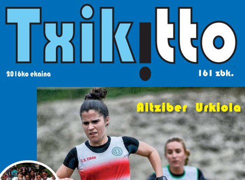 Aitziber Urkiola eibartar kirolariari elkarrizketa Txikitto! hilabetekarian