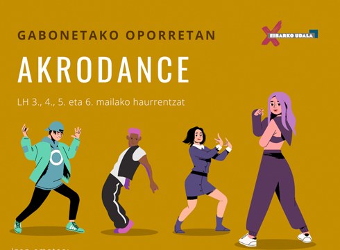 Akrodance tailerra eskainiko dute Gabonetan