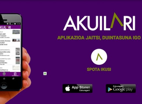 Akuilari, euskeraz bizi nahi dutenentzat aplikazioa aurkeztu du BehatokiaK