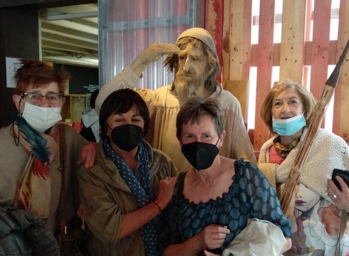 Albaolako museoa bisitatu zuten asteburuan Berbetan programako berbalagunek