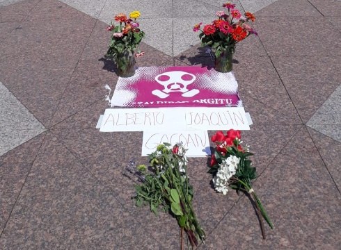 Alberto Sololuze eta Joaquin Beltranen omenezko lore-eskaintza egingo da gaur Untzagan