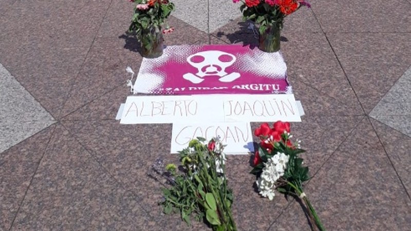 Alberto Sololuze eta Joaquin Beltranen omenezko lore-eskaintza egingo da gaur Untzagan