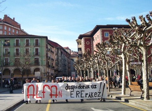 Alfako manifestazioa 12.30etan irtengo da Untzagatik