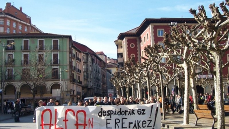 Alfako manifestazioa 12.30etan irtengo da Untzagatik