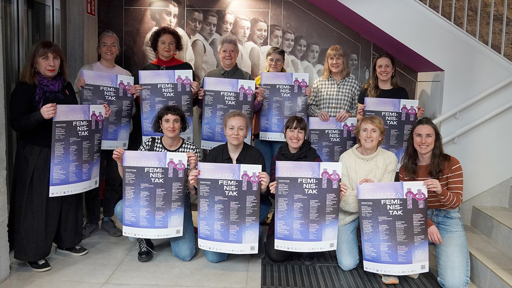 Aliantza feministak dira ardatza M8 lantaldeak antolatu duen egitarauan