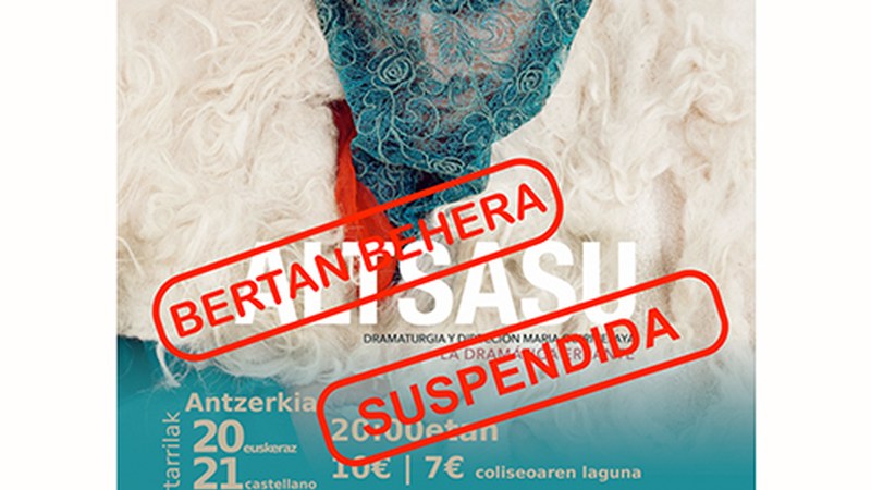 "Altsasu" antzezlanaren bi funtzioak bertan behera laga behar izan dituzte