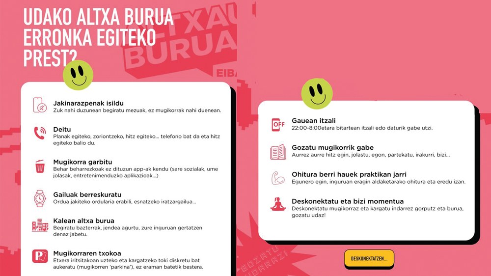 Altxau Burua Eibar guraso taldeak “Udako Altxa Burua” erronka proposatu du uda honetarako